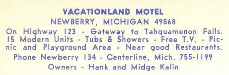 Vacationland Motel (Carousel Motel) - Vintage Postcard (newer photo)